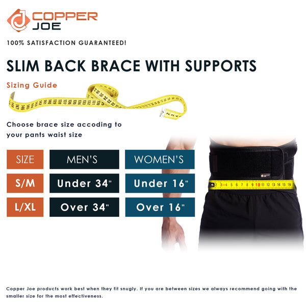 Copper fit back outlet brace size chart