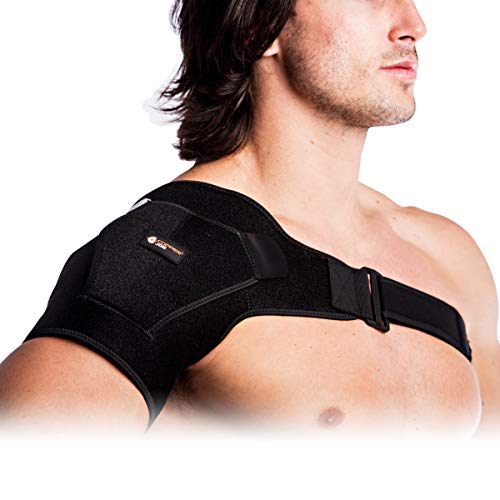 Shoulder Stability Brace - Injury Recovery Compression Support Sleeve - For  Rotator Cuff Injuries, Arthritis, Sprain, Dislocation, Joint Pain Relief (