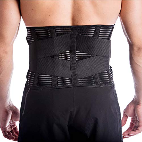 Copper Joe Back Brace for Lower Back Pain Relief, Back Support Belt Men and  Women With Adjustable Black Velcro Lumbar Support Belt for Sciatica